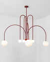 WOMO Glass Globe Arm Chandelier-WM2522 thumbnail