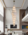 WOMO Tiered Alabaster Staircase Chandelier-WM2928 thumbnail