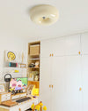 WOMO Round Milk Glass Flush Mount Ceiling Light-WM1134 thumbnail