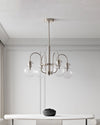 WOMO Clear Glass Globe Arm Chandelier-WM2719 thumbnail