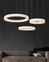 WOMO 3 Rings Alabaster Chandelier-WM2857 thumbnail