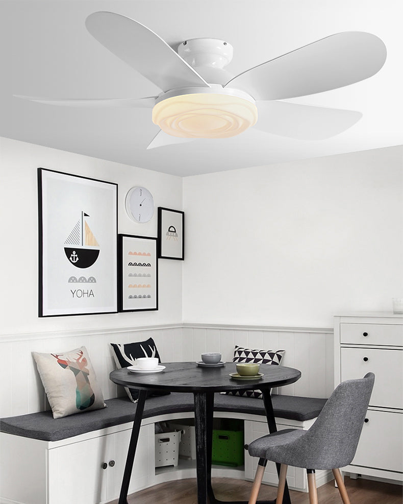 WOMO 52 inch Low Profile Ceiling Fan with Bright Light - WM5165