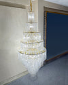 WOMO Tiered Crystal Foyer Chandelier-WM2386 thumbnail
