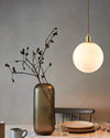 WOMO Frosted Glass Globe Pendant Light-WM2505 thumbnail
