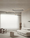 WOMO Three Hexagon Crystal Chandelier-WM2711 thumbnail