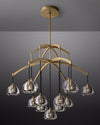 WOMO Multi Light Crystal Pendant Chandelier-WM2828 thumbnail