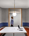 WOMO Globe Disc Pendant Light-WM2579 thumbnail