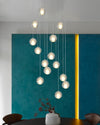 WOMO Cascading Glass Ball Dining Room Chandelier-WM2648 thumbnail