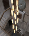 WOMO Cascading Cylinder Alabaster Chandelier-WM2827 thumbnail