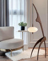 WOMO Flying Saucer Tripod Wood Floor Lamp-WM7136 thumbnail