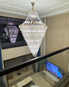 WOMO Oversized Gold Crystal Chandelier-WM2379 thumbnail