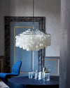 WOMO Tiered Capiz Round Chandelier-WM2346 thumbnail