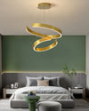 WOMO Gold Tiered Ring Chandelier-WM2916 thumbnail
