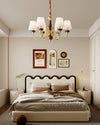 WOMO Fabric Shaded Chandelier-WM2954 thumbnail
