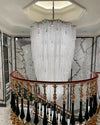 WOMO Cascading Crystal Foyer Chandelier-WM2750 thumbnail