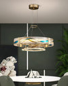 WOMO Enamel Round Brass Chandelier-WM2335 thumbnail