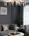 WOMO Black Candle Crystal Chandelier-WM2519 thumbnail