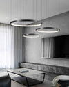 WOMO Tiered Circular Led Brass Chandelier-WM2345 thumbnail