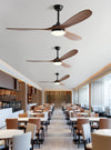 WOMO Large Wood Ceiling Fan with Light - WM5161 thumbnail