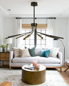 WOMO 10 Light Stick Led Starburst Chandelier-WM2646 thumbnail