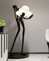 WOMO Sculptural Glass Globe Floor Lamp-WM7083 thumbnail