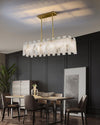 WOMO Rectangular Alabaster Chandelier-WM2856 thumbnail