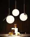WOMO Frosted Glass Globe Pendant Light-WM2507 thumbnail