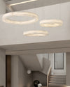 WOMO 3 Rings Alabaster Chandelier-WM2857 thumbnail