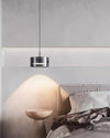 WOMO Black Glass Drum Pendant Light-WM2592 thumbnail
