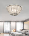 WOMO Bowl Fringe Flush Mount Ceiling Light-WM1137 thumbnail