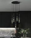 WOMO Cylinder Smoked Glass Chandelier-WM2771 thumbnail