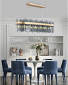 WOMO Long Oval Glass Chandelier-WM2410 thumbnail