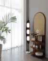 WOMO Modern Wood Oval Floor Lamp-WM7080 thumbnail