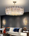 WOMO Rose Gold Round Crystal Chandelier-WM2545 thumbnail