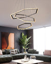 WOMO Tiered Hexagon Crystal Chandelier-WM2712 thumbnail
