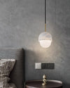 WOMO Alabaster Globe Pendant Light-WM2903 thumbnail