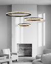 WOMO Black Ring Crystal Chandelier-WM2716 thumbnail