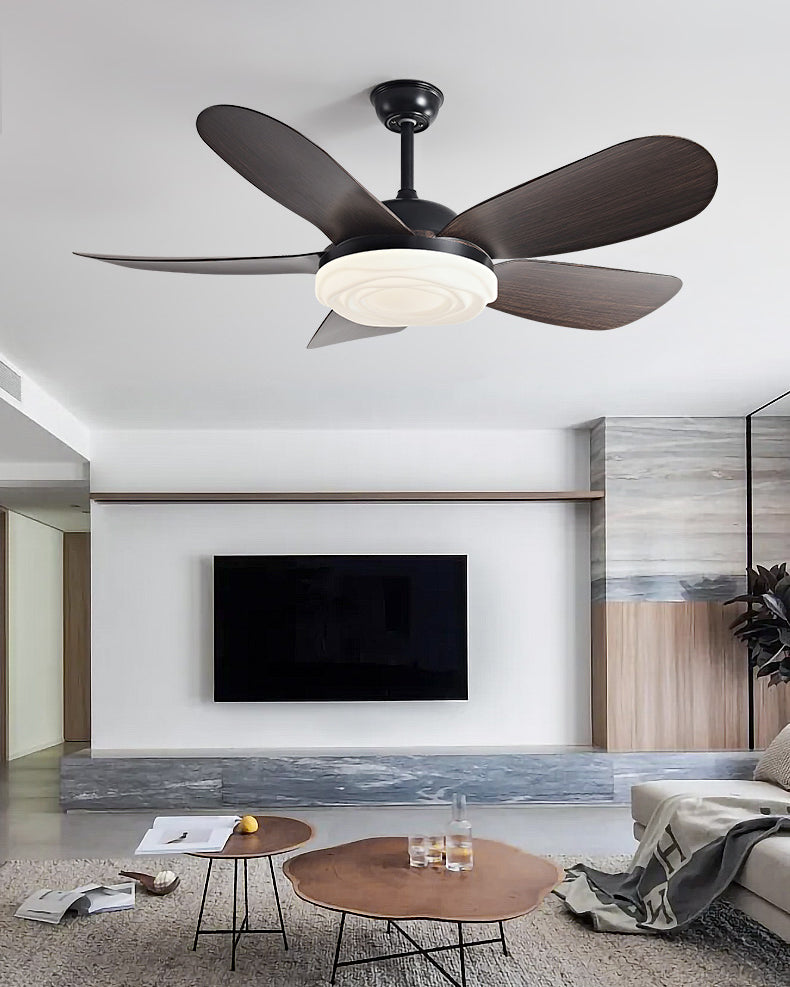 WOMO Modern Ceiling Fan with Bright Light - WM5169
