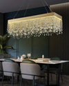 WOMO Rectangular Crystal Fringe Chandelier-WM2349 thumbnail