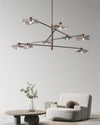 WOMO Lotus Leaf Arm Chandelier-WM2607 thumbnail
