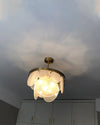 WOMO Round Textured/Seeded Glass Chandelier-WM2741 thumbnail