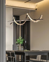 WOMO Swirl Crystal Linear Chandelier-WM2713 thumbnail