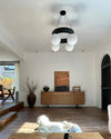 WOMO Round Frosted Glass Globe Chandelier-WM2717 thumbnail