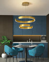 WOMO Gold Tiered Ring Chandelier-WM2916 thumbnail