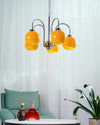 WOMO Glass Globe Arm Chandelier-WM2718 thumbnail