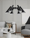 WOMO Adjustable 6 Light Cone Chandelier-WM2510 thumbnail