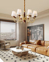 WOMO Fabric Shaded Chandelier-WM2954 thumbnail