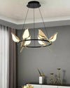 WOMO Gold Bird Round Chandelier-WM2512d thumbnail