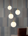 WOMO Frosted Glass Globe Pendant Light-WM2505 thumbnail