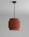 WOMO Ribbed Drum Pendant Light-WM2469 thumbnail
